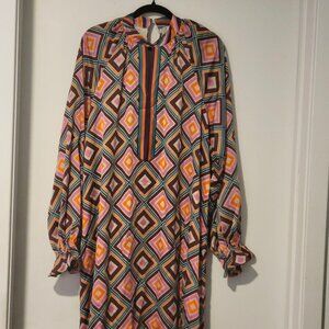 *NEW* Wms. Sz. XL Print Dress by Trina Turk